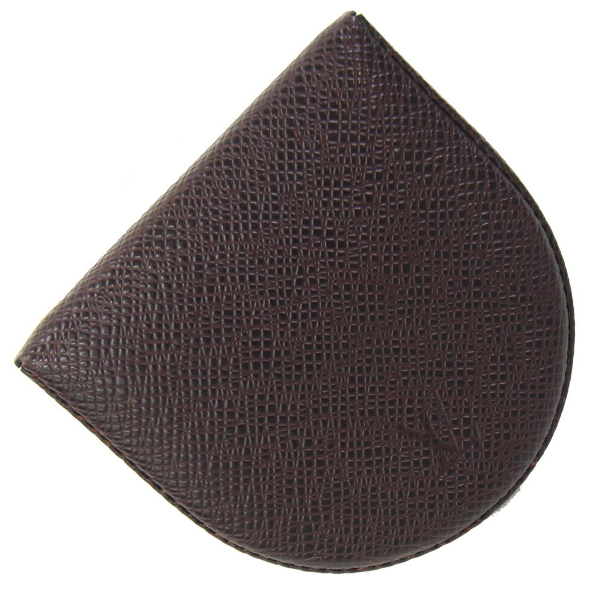 Louis Vuitton Taiga Porte Monnaie Cuvette Coin Case M300376 Acajou Purse Comp...